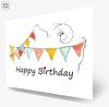 Postkarte - Happy Birthday